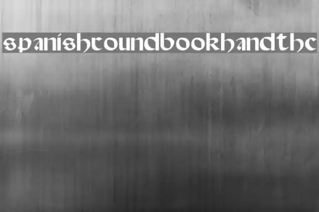 Spanish-Round-Bookhand--16th-c- Font examples