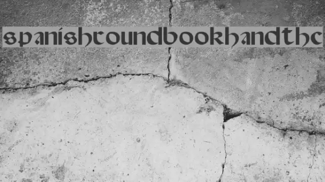 Spanish-Round-Bookhand--16th-c- Font examples