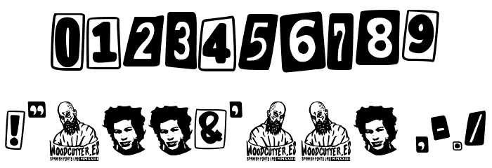 Spanish Serial Punk Font OTHER CHARS