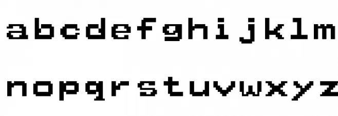 Spanish Teletext Fuentes MINÚSCULAS