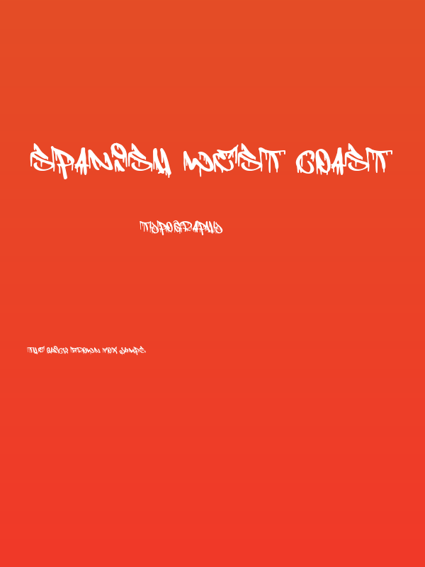 Spanish West Coast Poster