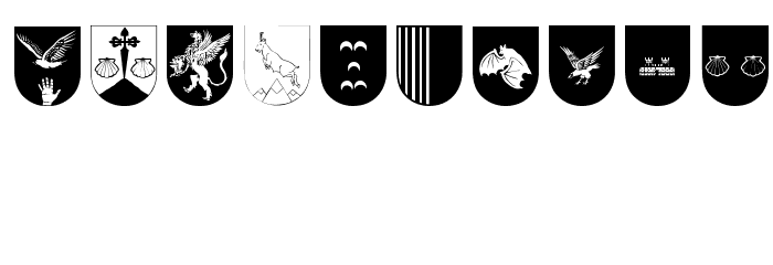 SpanishArmyShieldsTwo Font OTHER CHARS