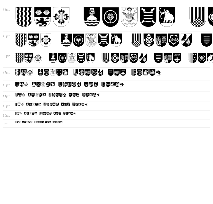 SpanishArmyShieldsTwo Waterfall