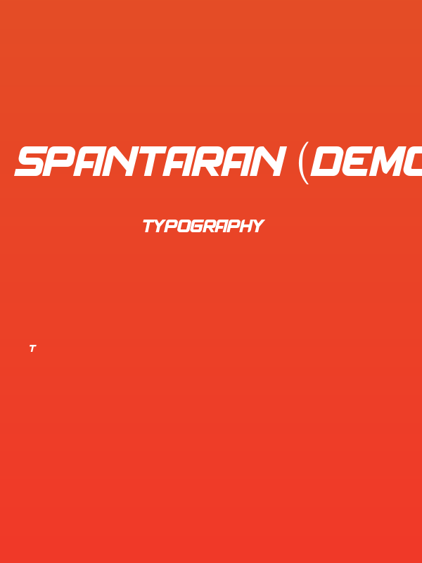 Spantaran (demo) Poster
