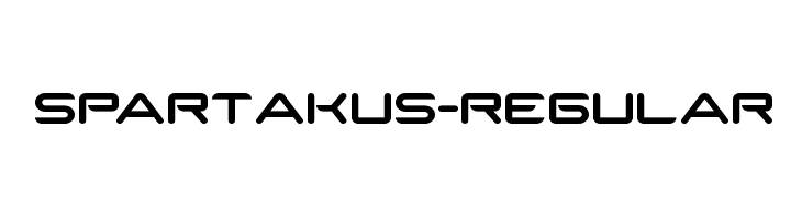 SparTakus-Regular फ़ॉन्ट