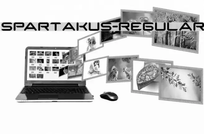 SparTakus-Regular Font examples