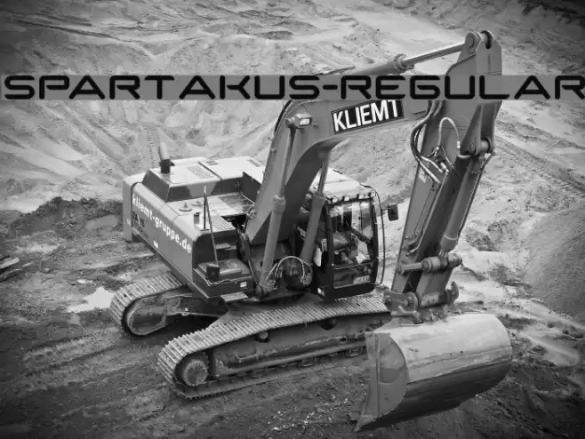SparTakus-Regular Font examples