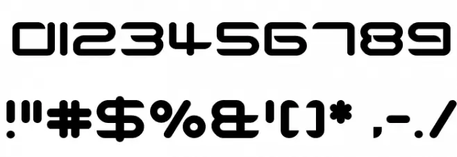 SparTakus Font OTHER CHARS