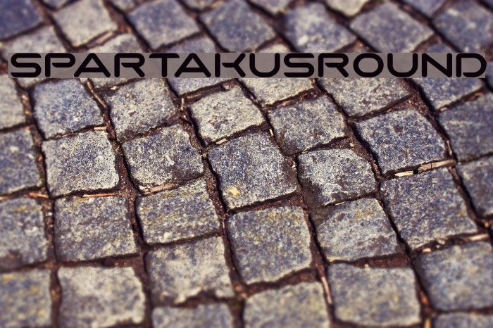 SparTakusRound Font examples