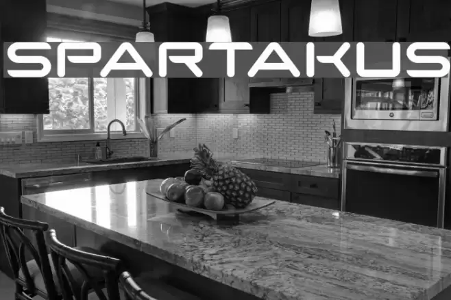 SparTakus Font examples