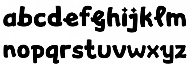 Spark-Joy Font LOWERCASE