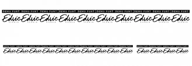 Spark Night Demo Italic Font OTHER CHARS