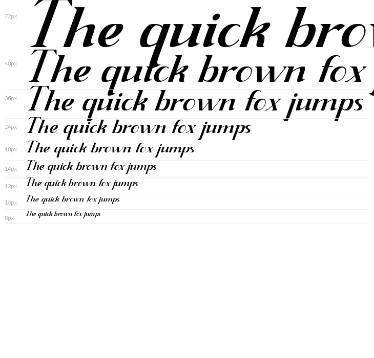 Spark Night Demo Italic Waterfall