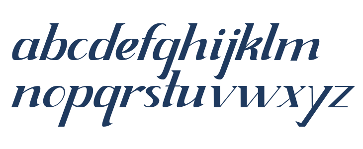 Spark Night Demo Italic Lowercase