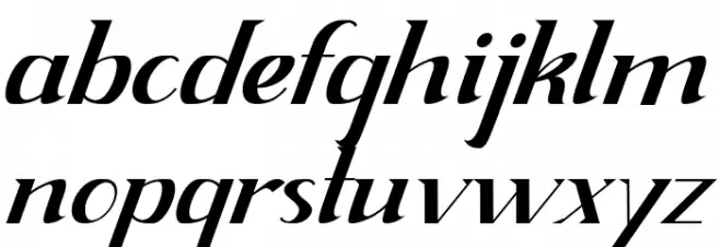 Spark Night Demo Italic Schriftart Kleinbuchstaben