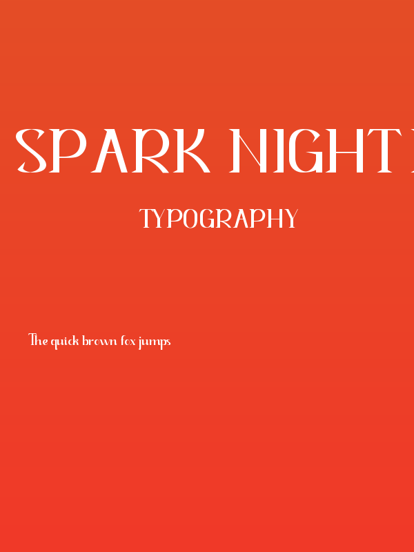 Spark Night Demo Poster