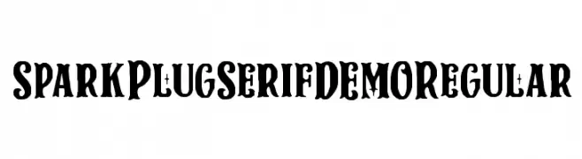 Spark Plug Serif DEMO Regular  baixar fontes gratis