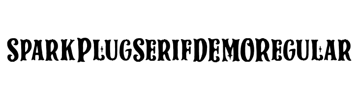 Spark Plug Serif DEMO Regular  免费字体下载
