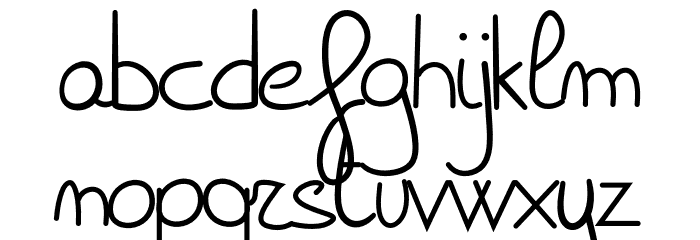 Spark Font LOWERCASE