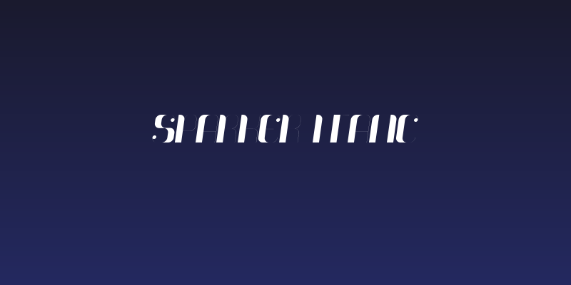 Sparker Italic Social Header
