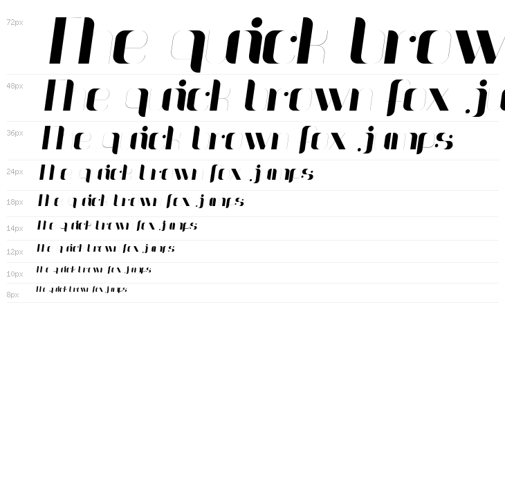 Sparker Italic Waterfall