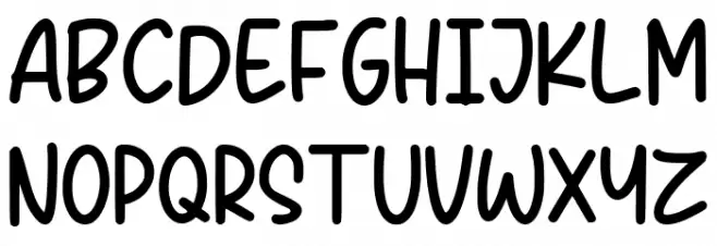 Sparkle Dream Schriftart Groß