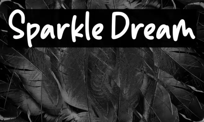 Sparkle Dream Font examples