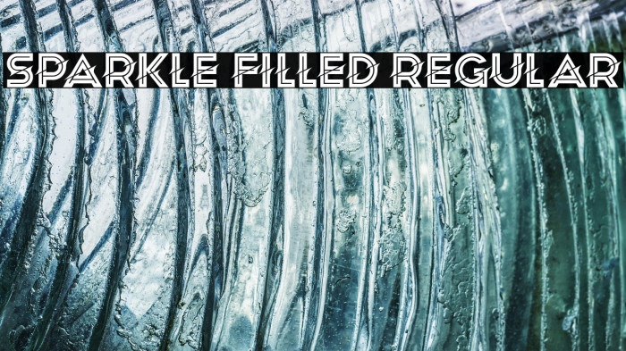 Sparkle Filled Regular Example 1