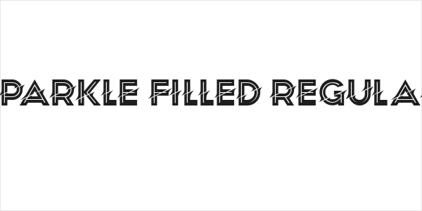 Sparkle Filled Regular Logo