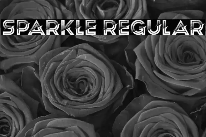 Sparkle Regular フォント examples