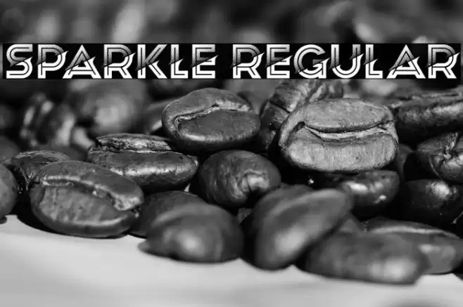 Sparkle Regular フォント examples