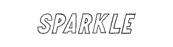 Sparkle  Frei Schriftart Herunterladen