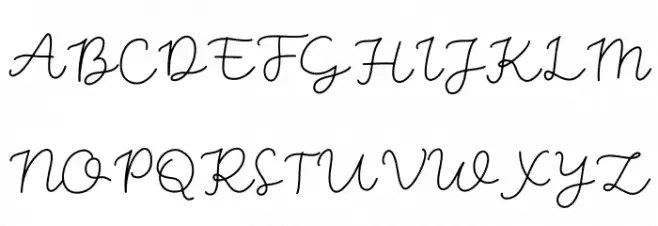 Sparkle Schriftart Groß
