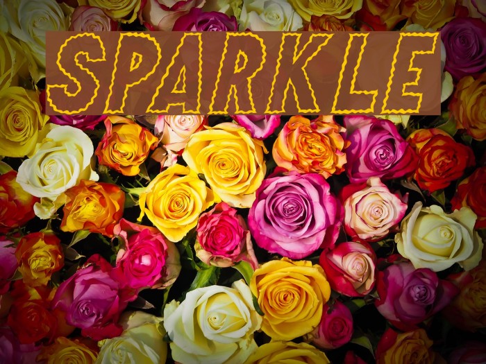Sparkle Font examples
