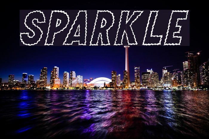 Sparkle Font examples