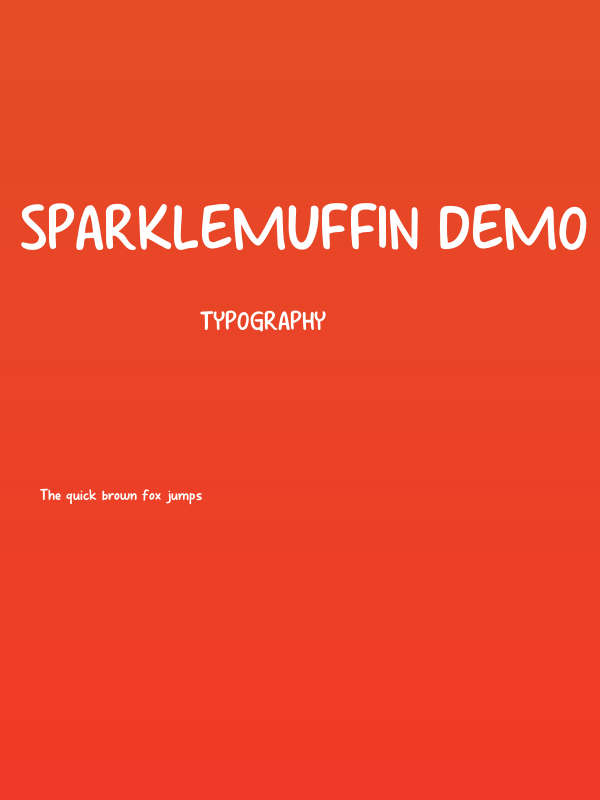 Sparklemuffin DEMO Regular Poster