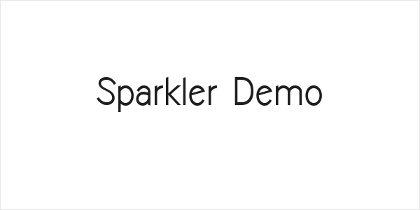 Sparkler-Demo Logo