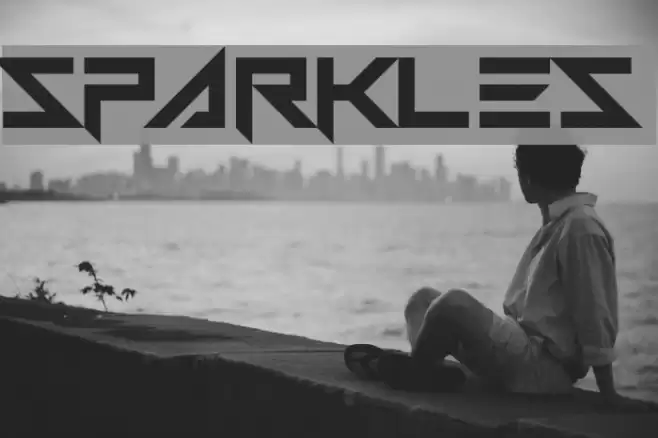 Sparkles Font examples