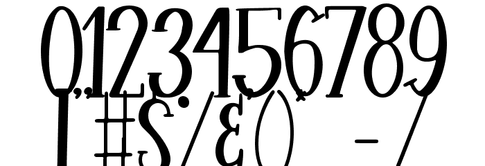 Sparkling Bright Font OTHER CHARS