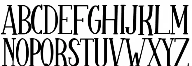 Sparkling Bright フォント 大文字