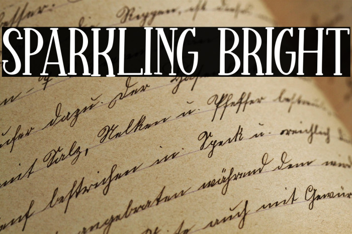Sparkling Bright Example 1