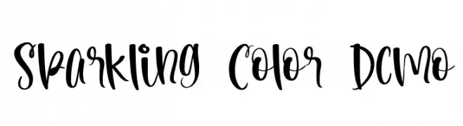 Sparkling Color Demo  font caratteri gratis