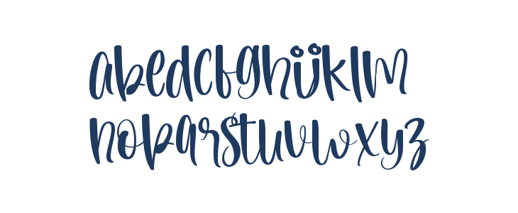 Sparkling Color Demo Lowercase