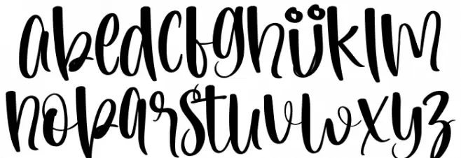 Sparkling Color Demo Fuentes MINÚSCULAS