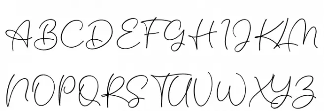 Sparkling Horizon Regular Schriftart Groß