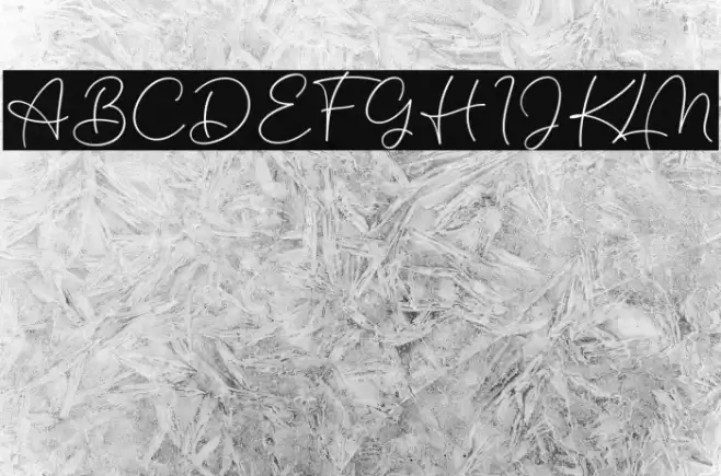 Sparkling Horizon Regular Font examples