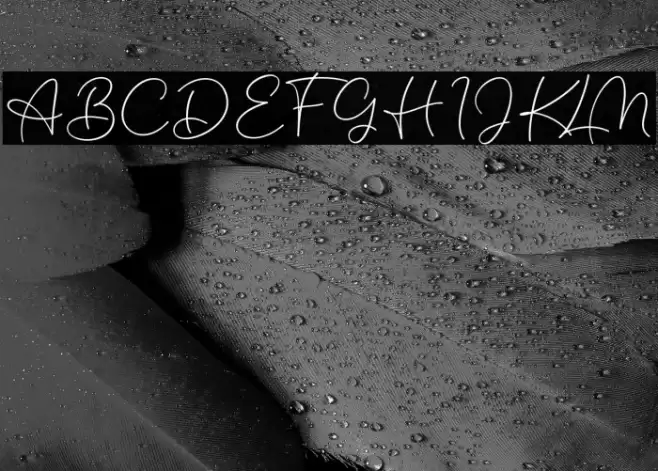 Sparkling Horizon Regular Font examples