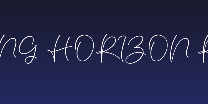 Sparkling Horizon Regular Social Header