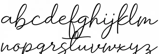 Sparkling Horizon Regular Font LOWERCASE