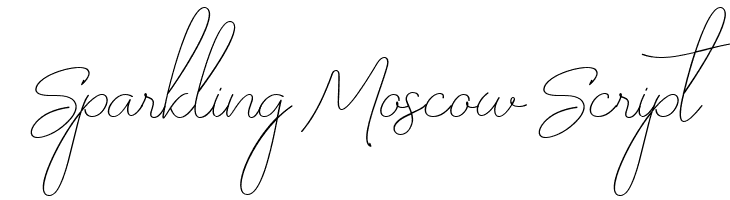 Sparkling Moscow Script  免费字体下载